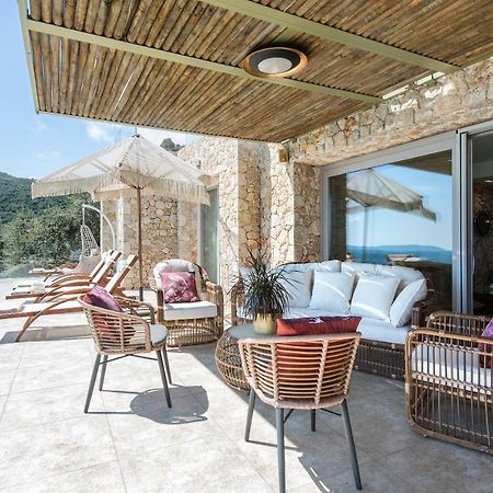Summerwine Luxury Villa Sea View Private Pool Spartylas Eksteriør bilde