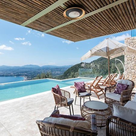 Summerwine Luxury Villa Sea View Private Pool Spartylas Eksteriør bilde