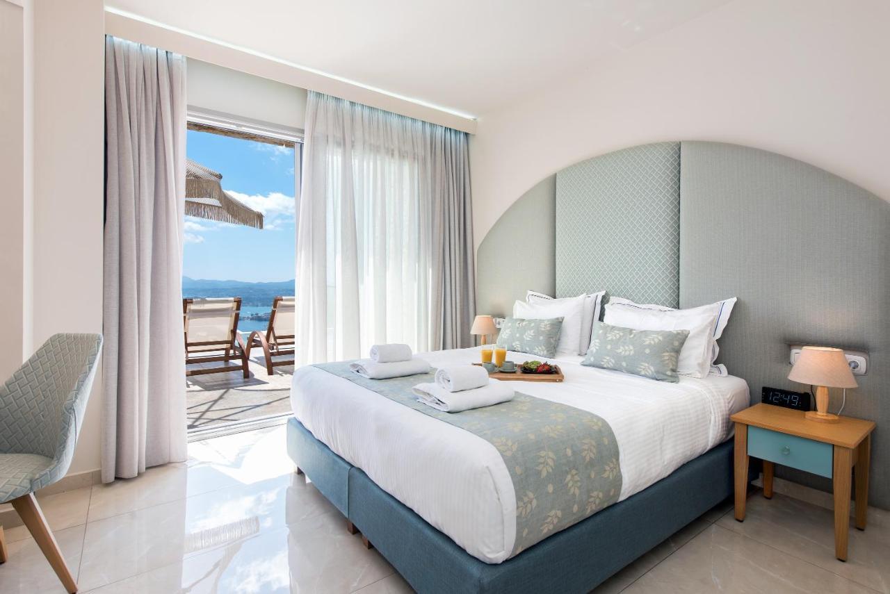 Summerwine Luxury Villa Sea View Private Pool Spartylas Eksteriør bilde