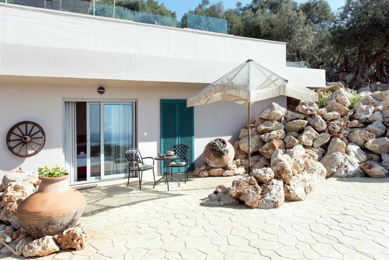 Summerwine Luxury Villa Sea View Private Pool Spartylas Eksteriør bilde