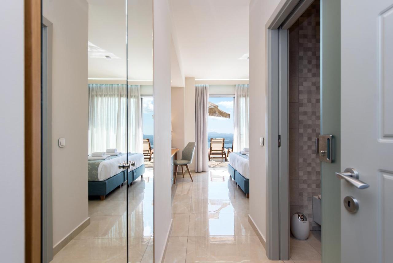 Summerwine Luxury Villa Sea View Private Pool Spartylas Eksteriør bilde