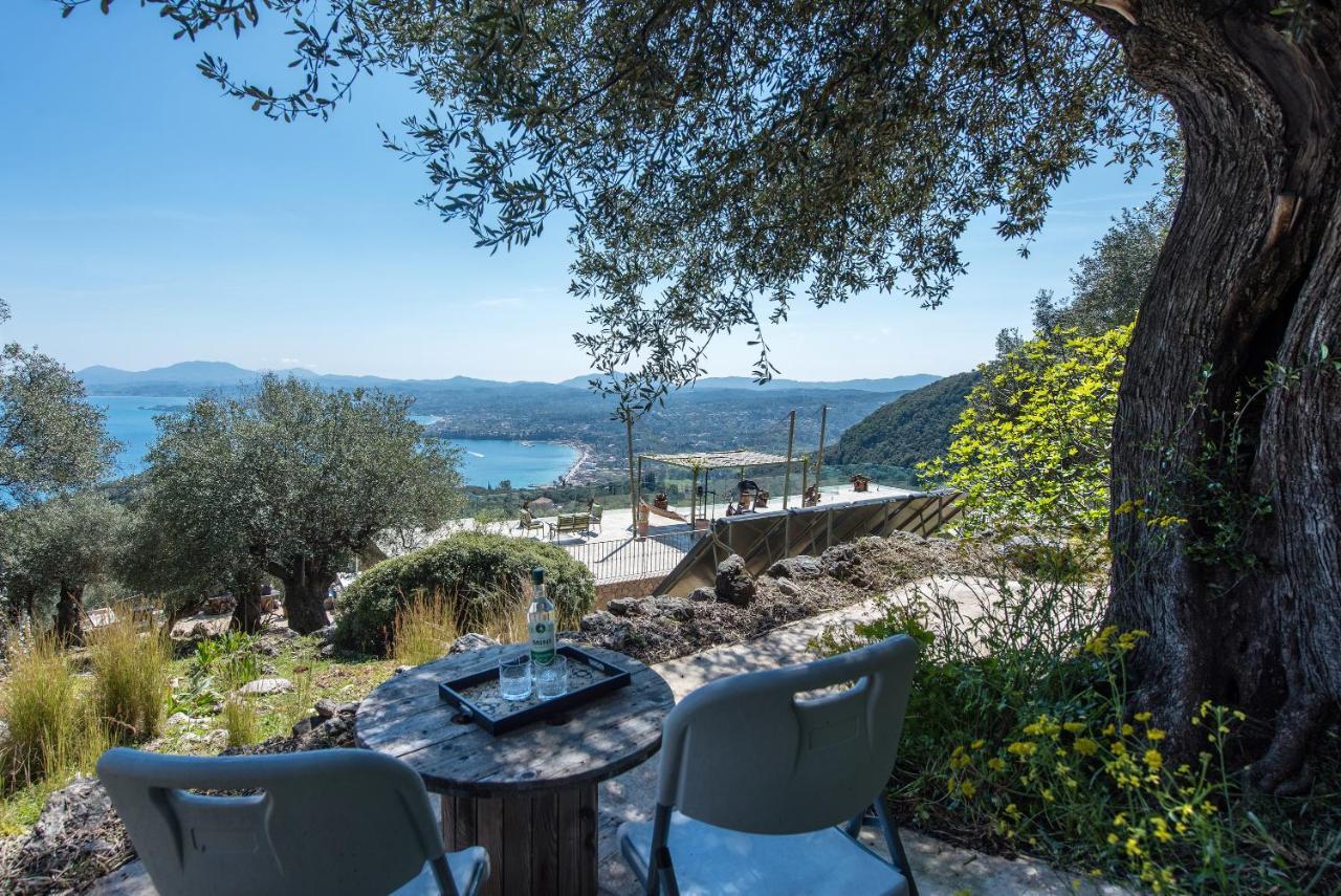 Summerwine Luxury Villa Sea View Private Pool Spartylas Eksteriør bilde